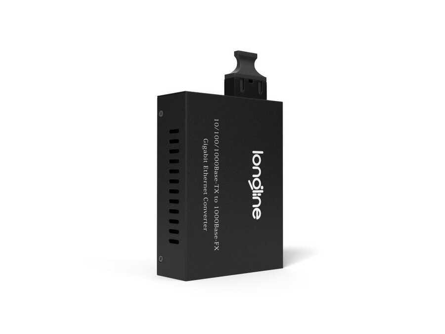 Longline 10/100/1000M 1310nm MM 2KM SC Media Converter - Görsel 5