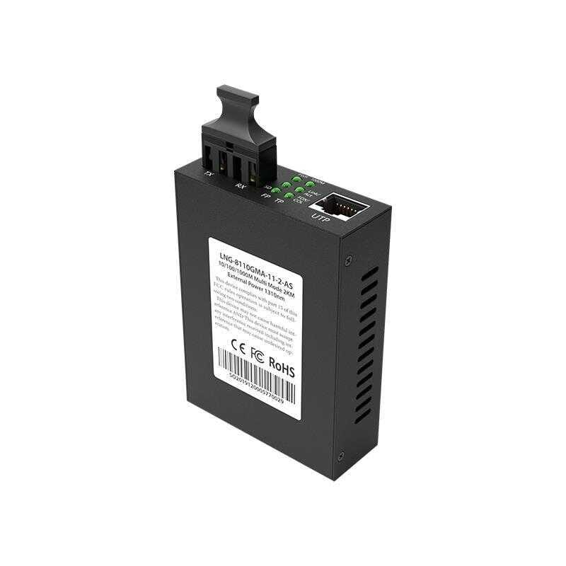 Longline 10/100/1000M 1310nm MM 2KM SC Media Converter - Görsel 7