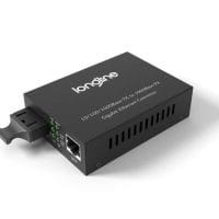 Longline 10/100/1000M 1490/1550nm WDM BiDi 60Km  SC Media Converter