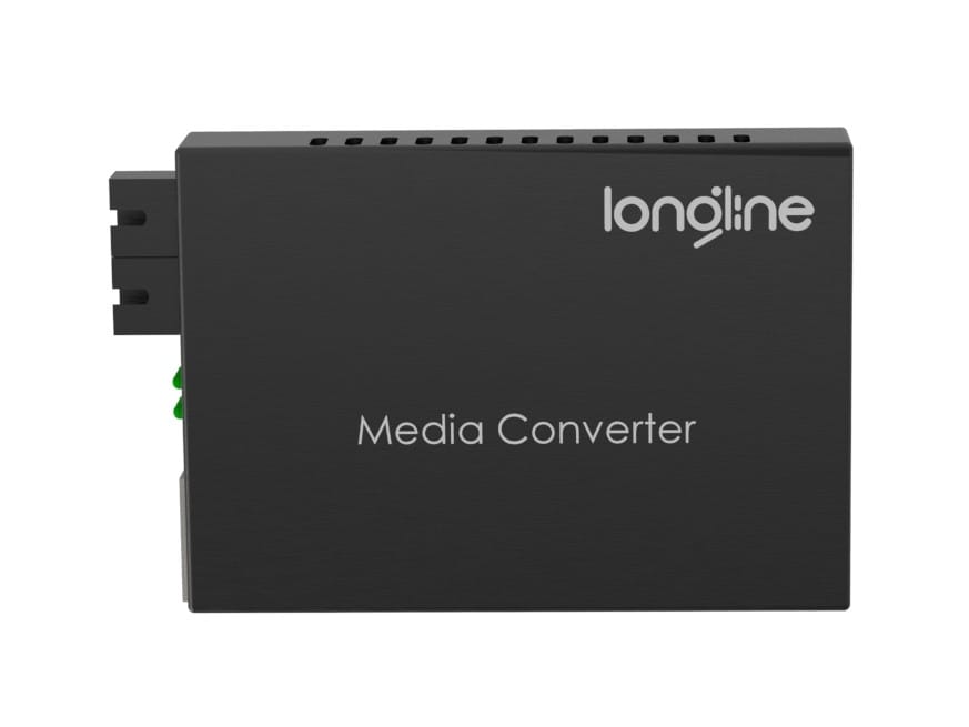 Longline 10/100/1000M 1550NM DFB SM 80KM SC Media Converter LNG-8110GSA-11-80-AS - Görsel 2