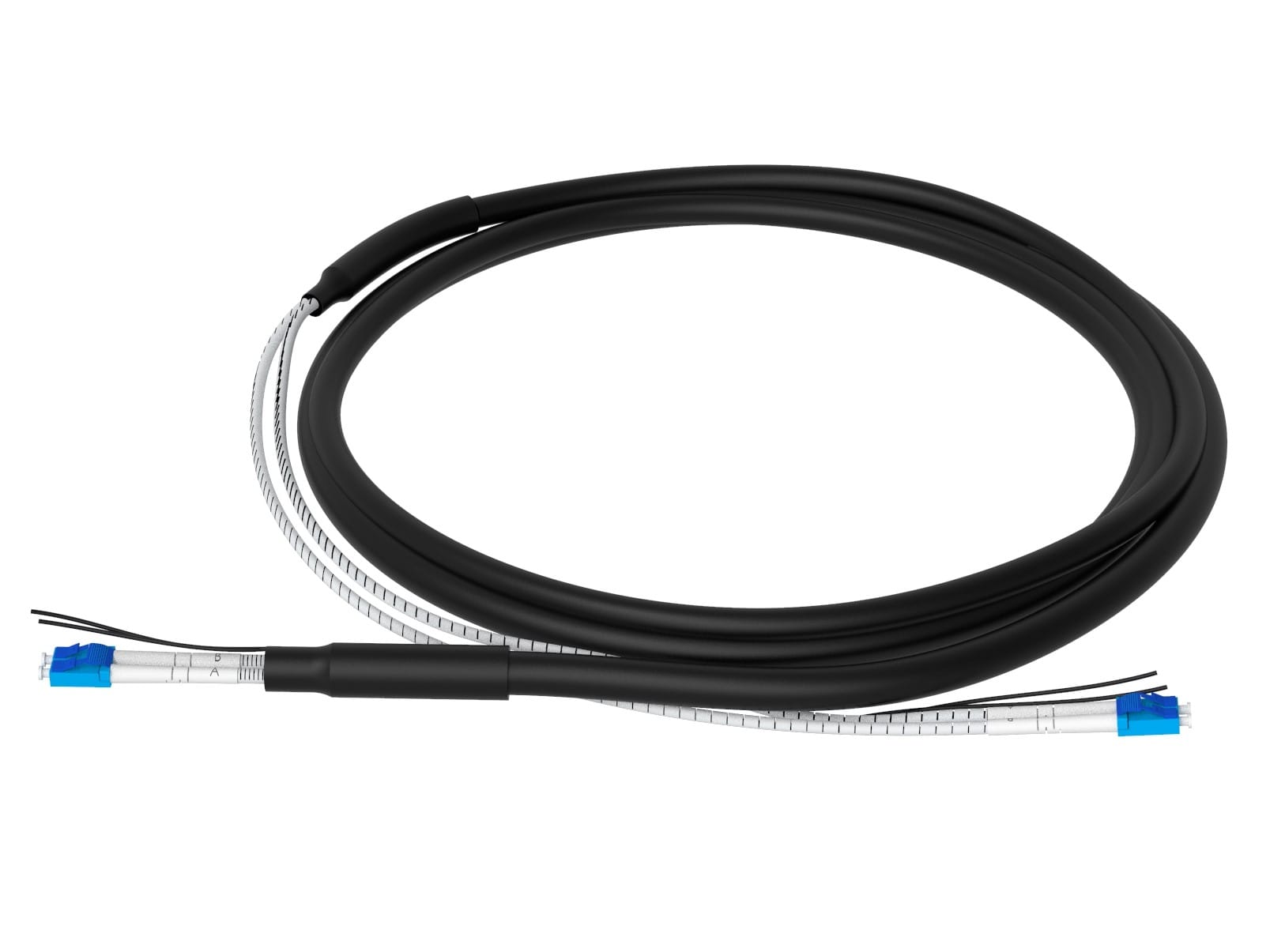 1m (3ft) LC UPC to LC UPC Duplex OS2 Single Mode 7.0mm LSZH FTTA Outdoor Fiber Patch Cable for Base Station - Görsel 2