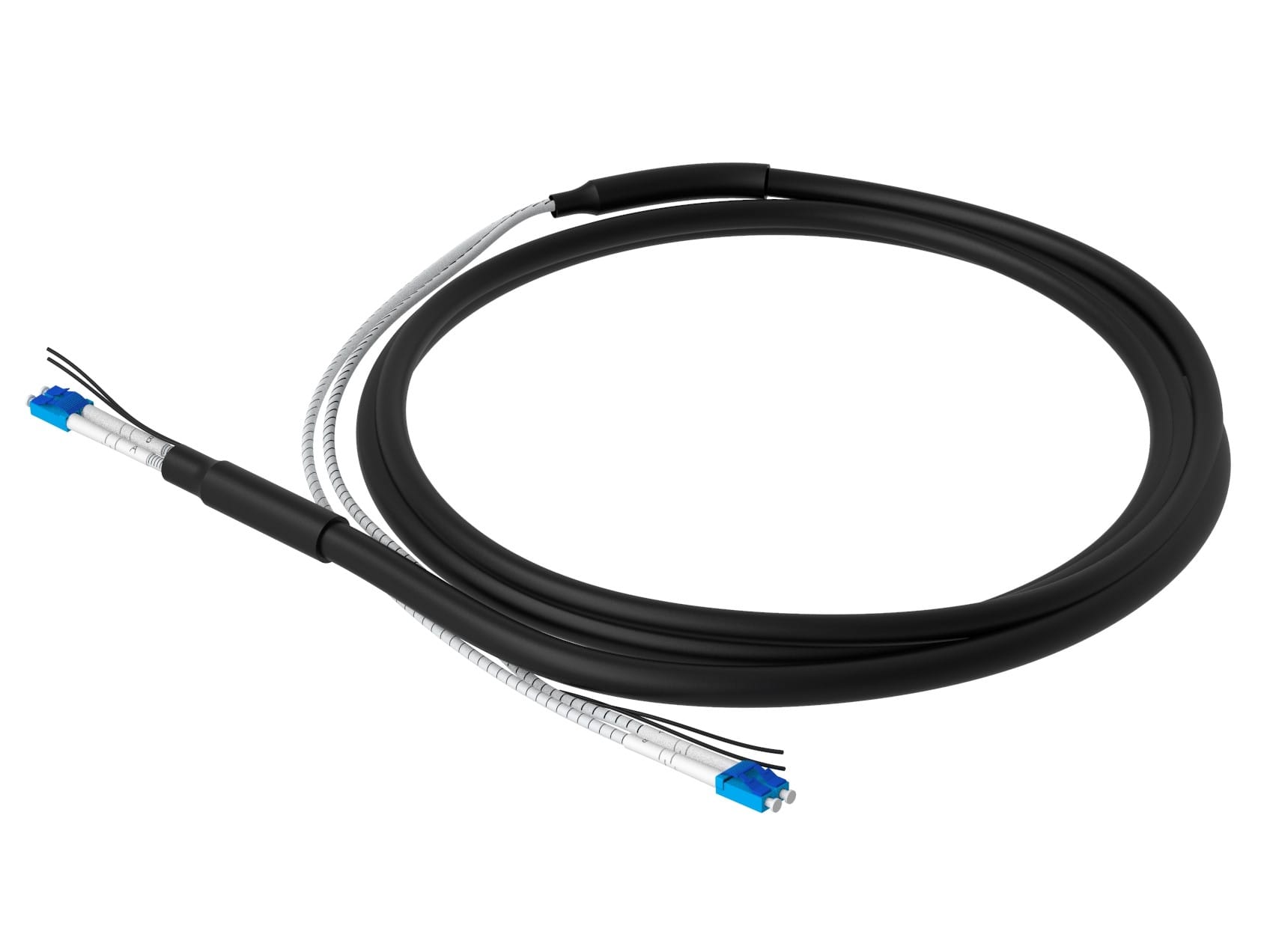 1m (3ft) LC UPC to LC UPC Duplex OS2 Single Mode 7.0mm LSZH FTTA Outdoor Fiber Patch Cable for Base Station - Görsel 3