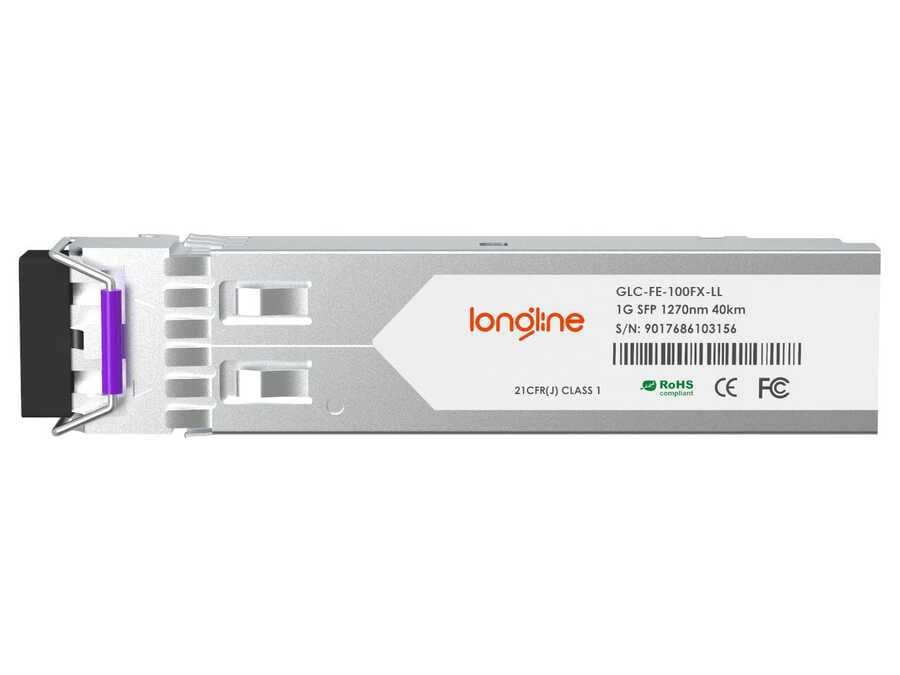 Longline GLC-FE-100FX-LL 100BASE-FX SFP 1310nm 2km Industrial DOM for Cisco - Görsel 2
