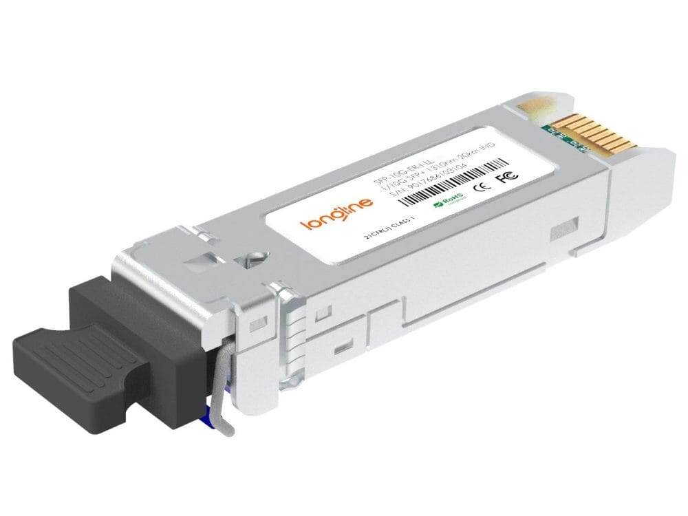 Cisco SFP-10G-ER-I Compatible 10GBASE-ER SFP+ 1550nm 40km Industrial DOM Duplex LC SMF Transceiver Module