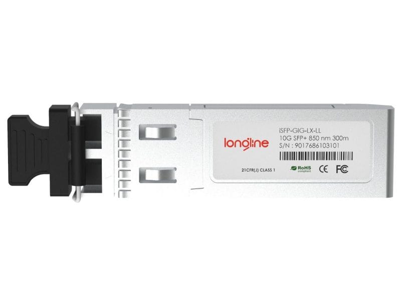 Alcatel-Lucent iSFP-GIG-LX Compatible 1000BASE-LX/LH SFP 1310nm 10km DOM Duplex LC MMF/SMF Transceiver Module - Görsel 2