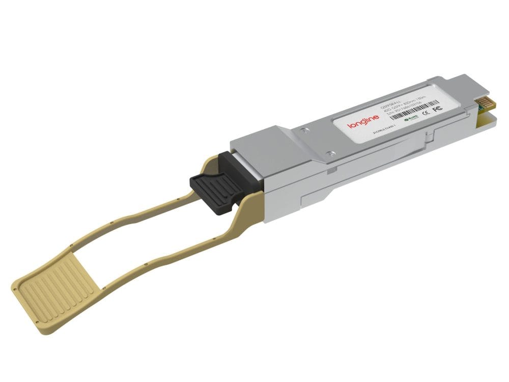 Allied Telesis QSFPSR4 Compatible 40GBASE-SR4 QSFP+ 850nm 150m DOM MTP/MPO-12 MMF Optical Transceiver Module