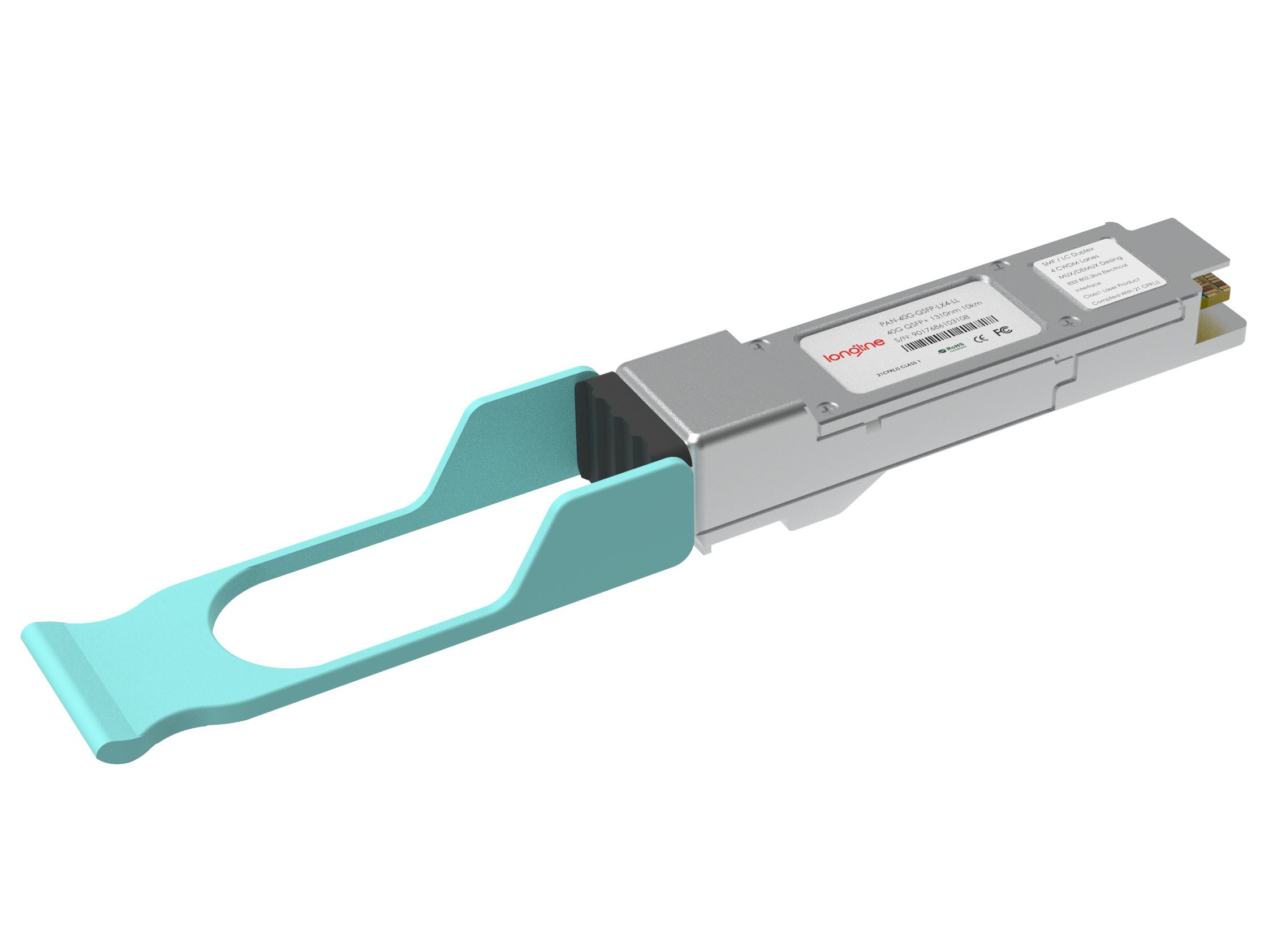 Palo Alto Networks PAN-40G-QSFP-LX4 Compatible 40GBASE-LX4 QSFP+ 1310nm 2km DOM Duplex LC SMF/MMF Optical Transceiver Module
