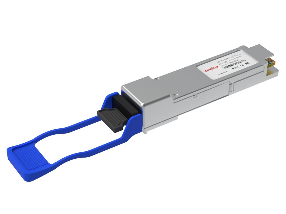 MRV QSFP28-100GE-CWDM4 Compatible 100GBASE-CWDM4 QSFP28 1310nm 2km DOM Duplex LC SMF Optical Transceiver Module