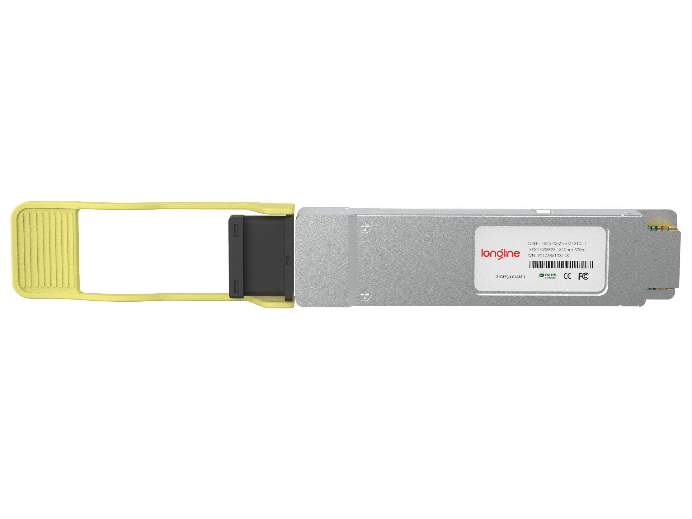 H3C QSFP-100G-PSM4-SM1310 Compatible 100GBASE-PSM4 QSFP28 1310nm 500m DOM MTP/MPO-12 SMF Optical Transceiver Module - Görsel 2