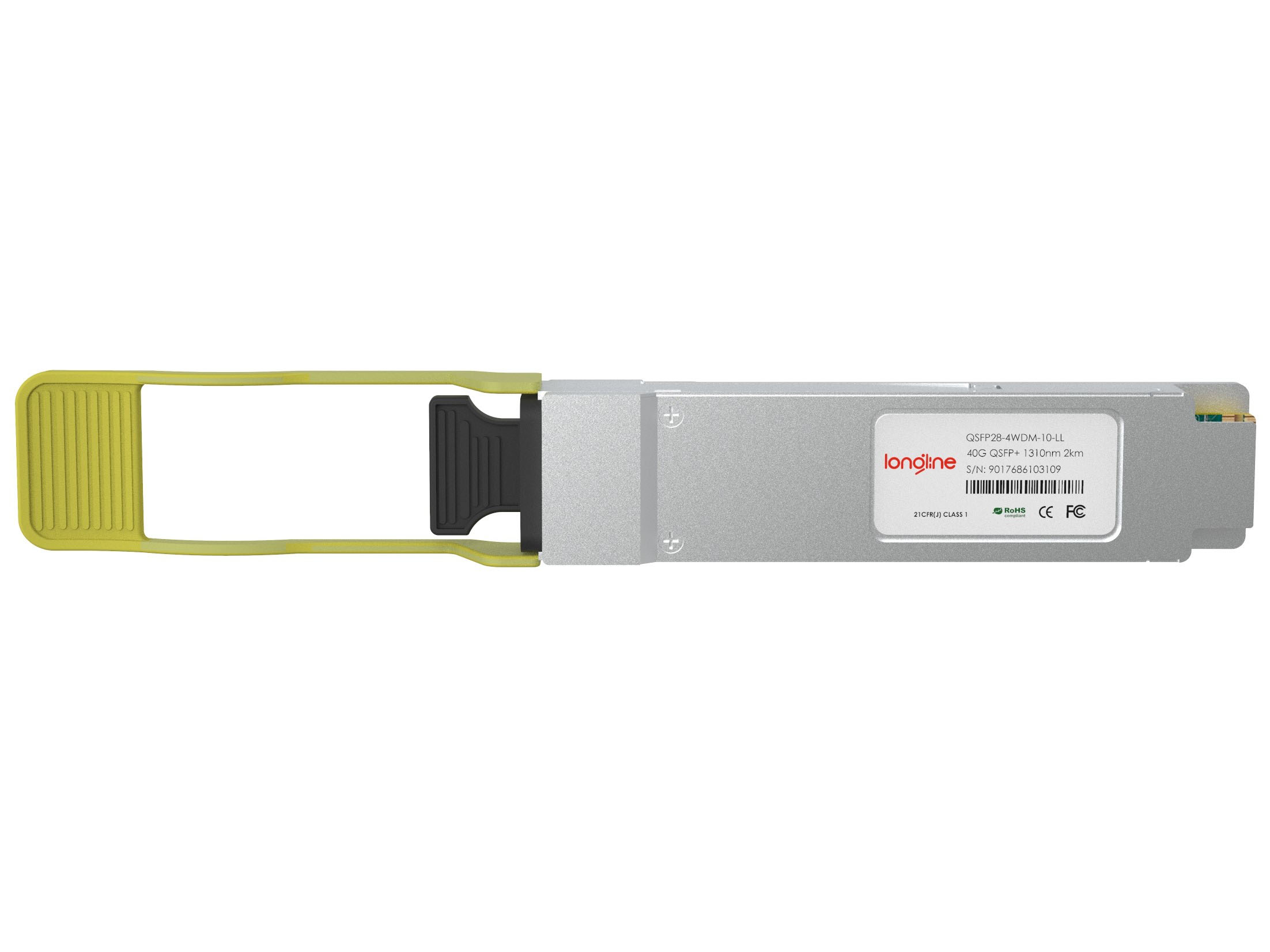 Allied Telesis QSFP28-4WDM-10 Compatible 100GBASE-4WDM-10 QSFP28 1310nm 10km DOM Duplex LCSMF Optical Transceiver Module - Görsel 2