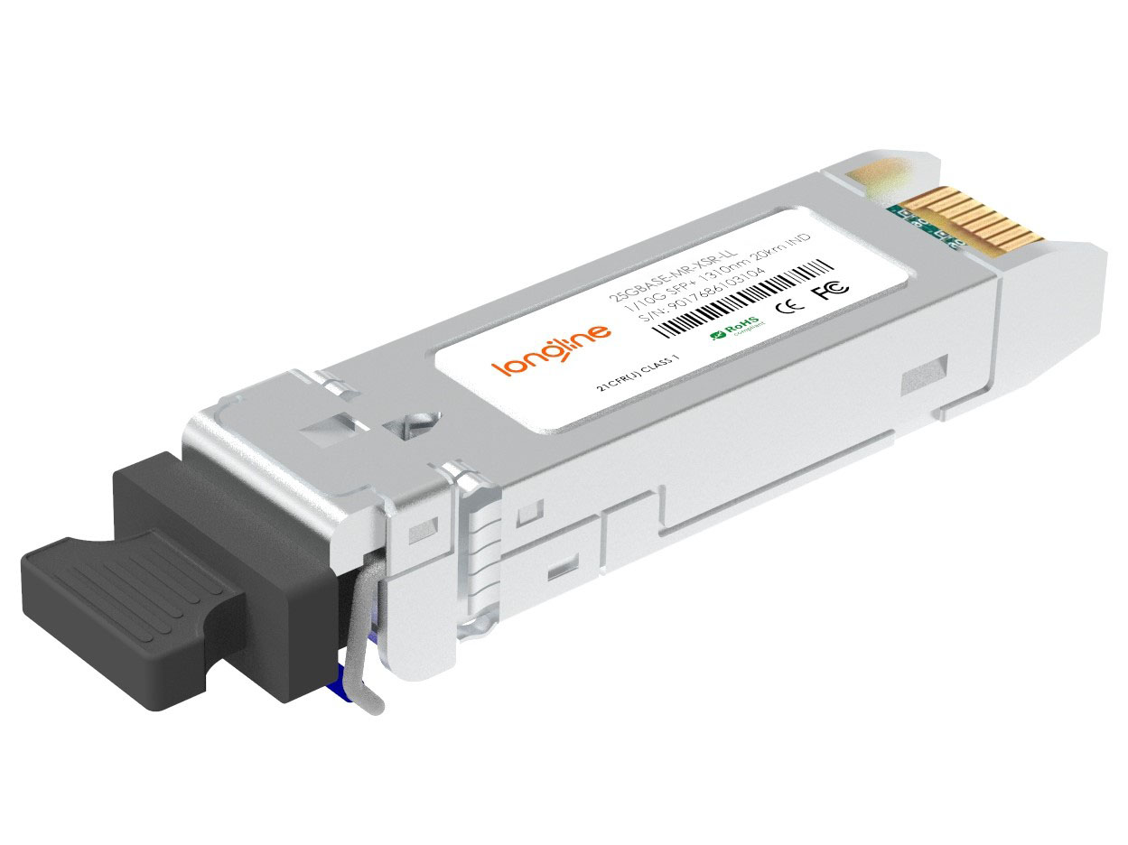 Arista Networks 25GBASE-MR-XSR Compatible 25GBASE-ESR SFP28 850nm 300m DOM Duplex LC MMF Optical Transceiver Module