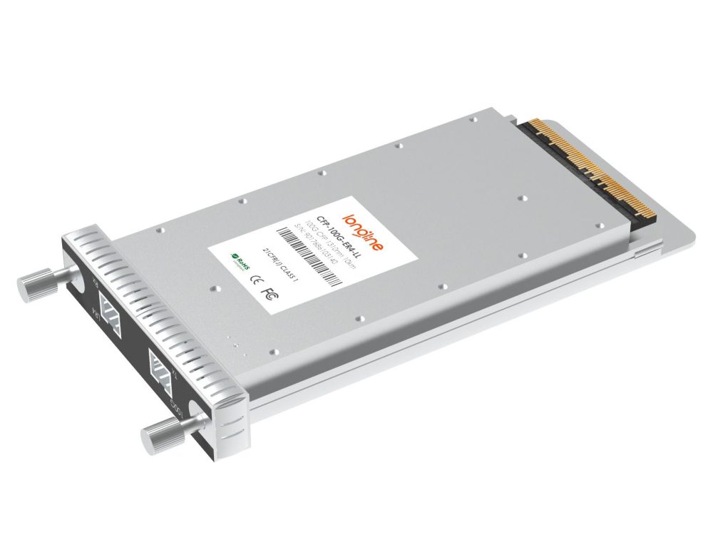CFP Cisco CFP-100G-ER4 Compatible 100GBASE-ER4 1310nm 40km DOM LC SMF Transceiver Module