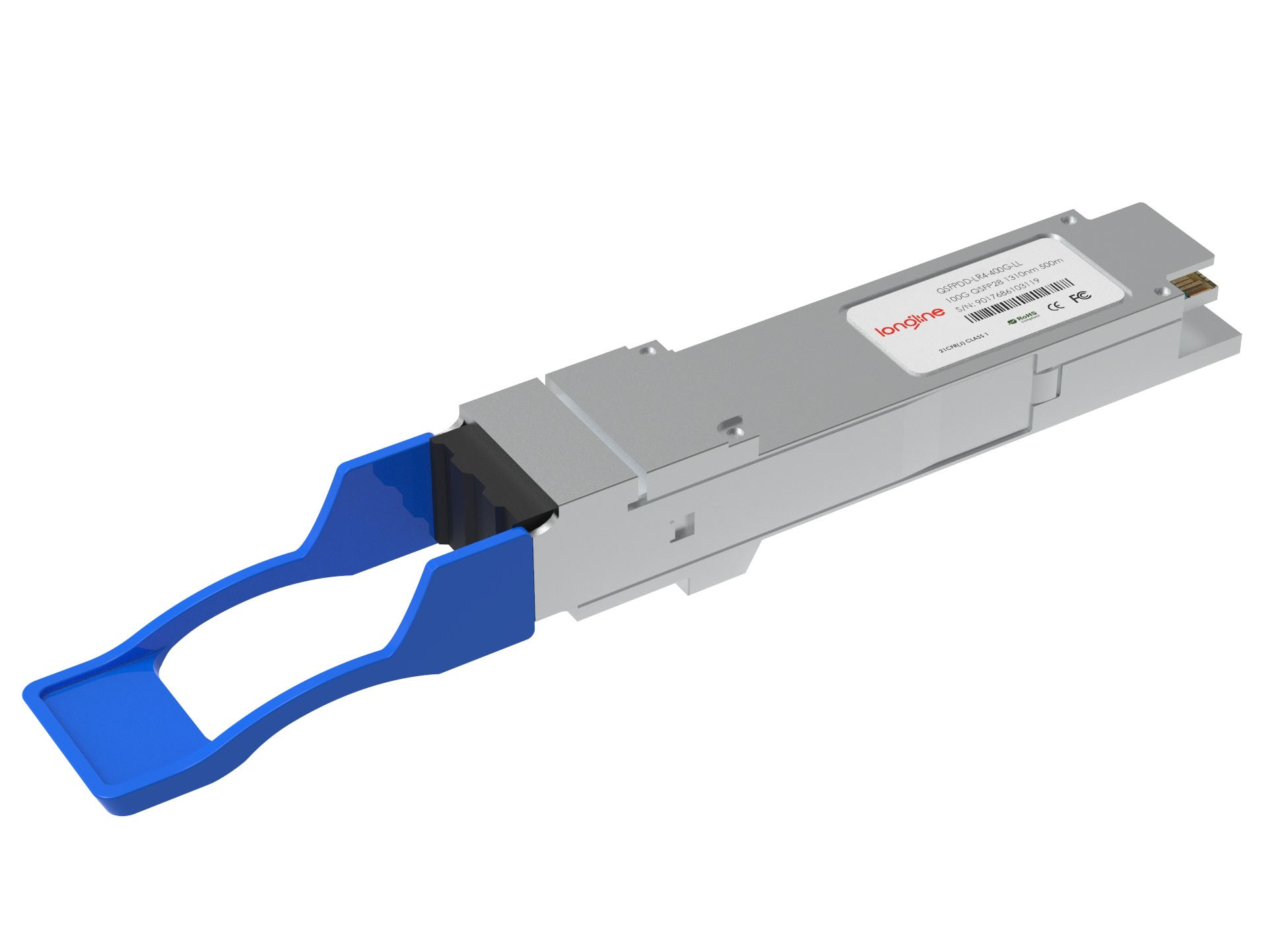 Dell Compatible 400GBASE-LR4 QSFP-DD PAM4 1310nm 10km DOM Duplex LC SMF Optical Transceiver Module
