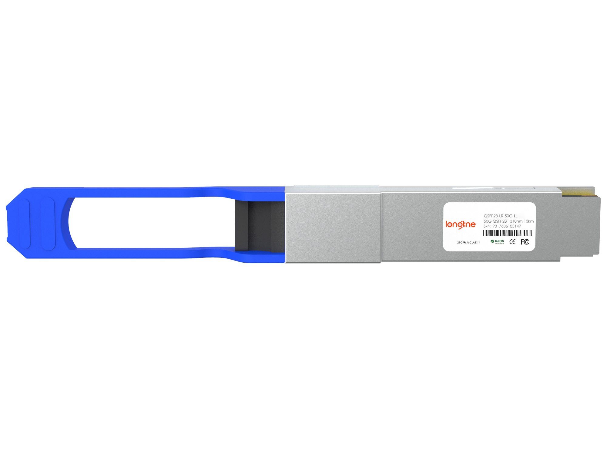Generic Compatible 50GBASE-LR QSFP28 PAM4 1310nm 10km DOM Duplex LC SMF Transceiver Module - Görsel 2