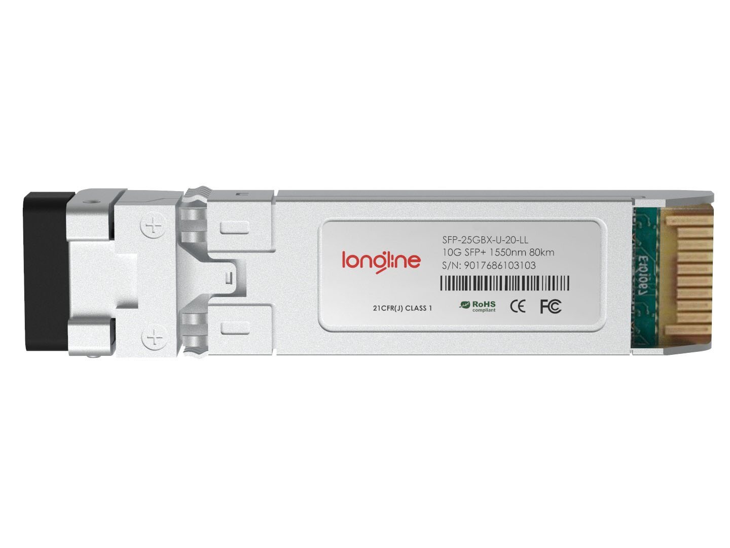 Cisco SFP-25GBX-U-20 Compatible 25GBASE SFP28 1270nm-TX/1330nm-RX 20km DOM Simplex LC SMF Optical Transceiver Module - Görsel 2