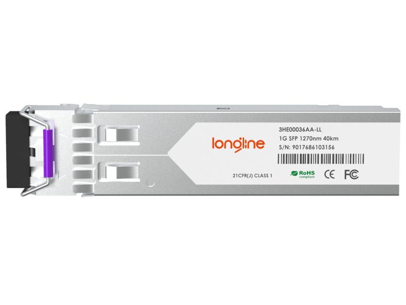 Alcatel-Lucent 3HE00036AA Compatible OC-3/STM-1 LR-1 SFP 1310nm 40km DOM LC SMF Transceiver Module - Görsel 2