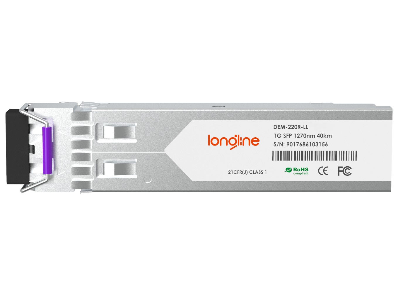 D-Link DEM-220R Compatible 100BASE-BX-U BiDi SFP 1310nm-TX/1550nm-RX 20km DOM Simplex LC SMF Transceiver Module - Görsel 2