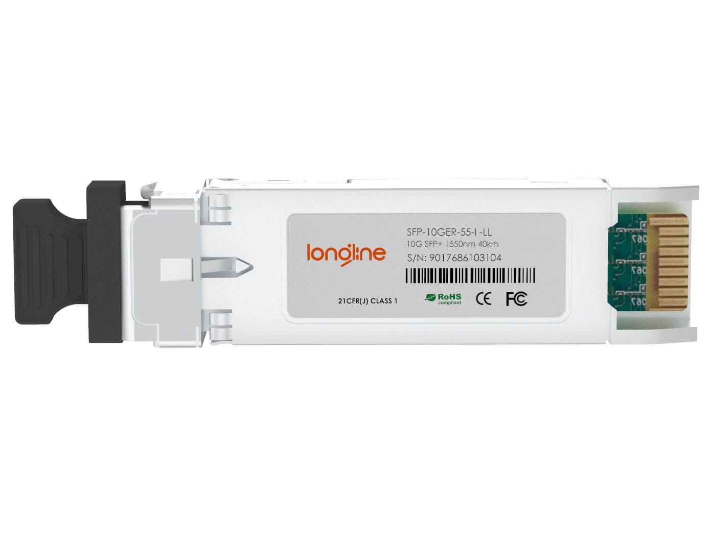 Longline SFP-10GER-55-I -LL Sfp 10GBASE-ER SFP+ 1550nm 40km Industrial DOM Duplex LC SMF Transceiver Module - Görsel 2